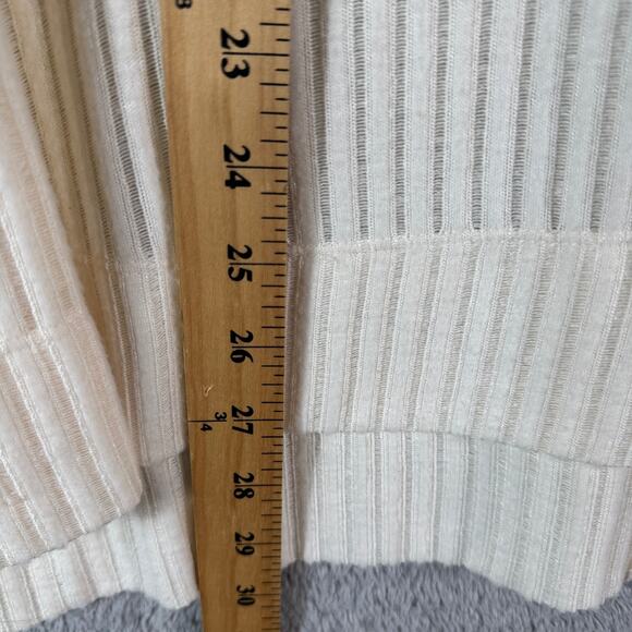 Anthropologie Maeve Vanna Cowl Neck Cream Soft Pullover L - Picture 9 of 9